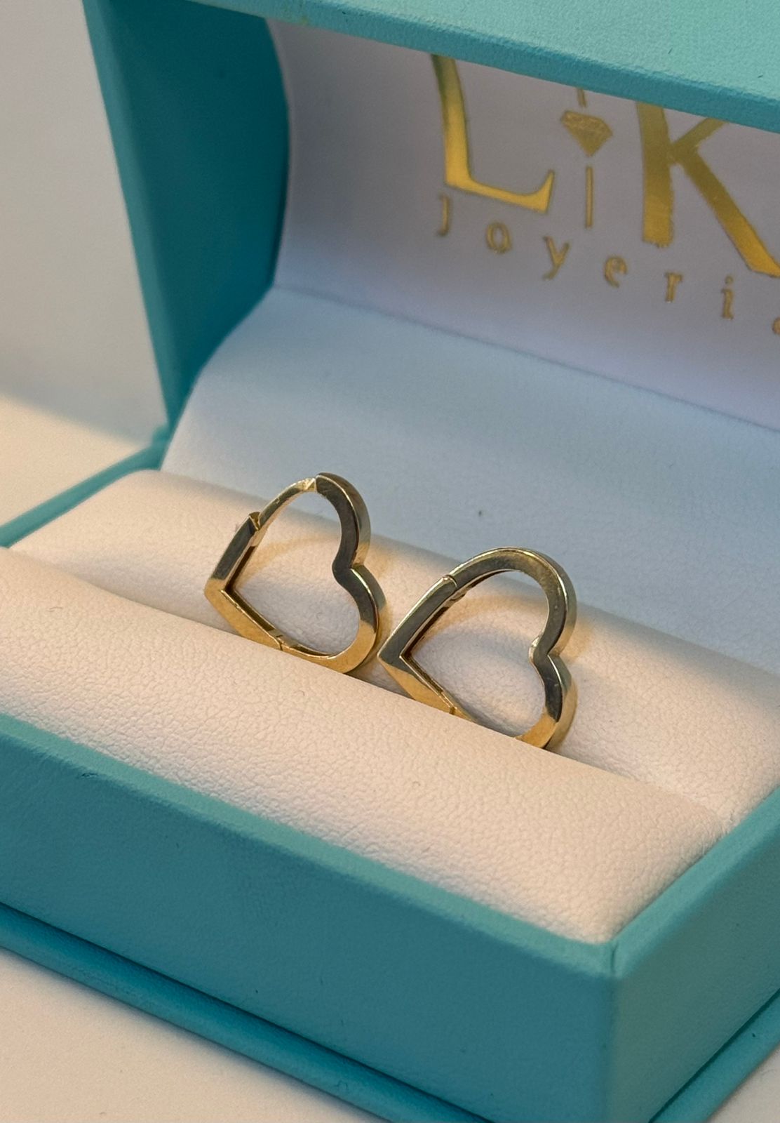 ARETES CORAZON CIERRE 14K 2.1GR 14K